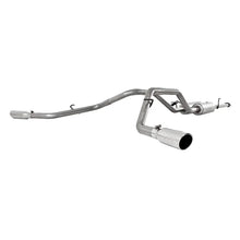 Load image into Gallery viewer, MBRP 2009-2010 Toyota Tundra 5.7L EC-Std. &amp; SB/CC-SB Cat Back Dual Split Side - Side View