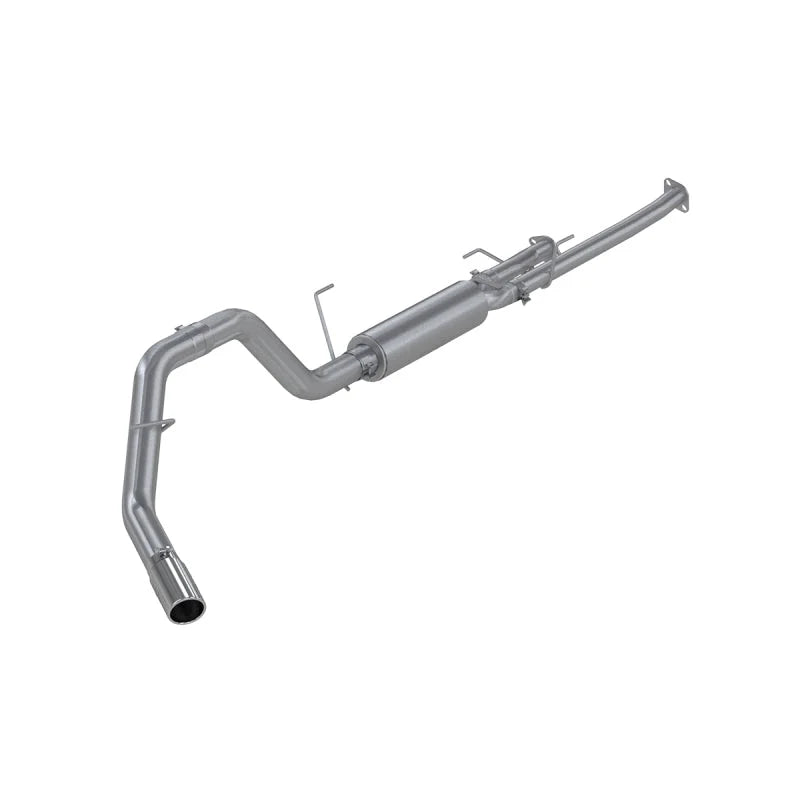 MBRP 2009-2010 Toyota Tundra 5.7L EC-Std. & SB/CC-SB Cat Back Single Side - Side View