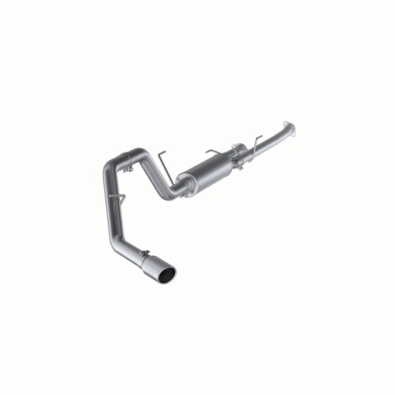 MBRP 2009-2010 Toyota Tundra 5.7L EC-Std. & SB/CC-SB Cat Back Single Side - Side View