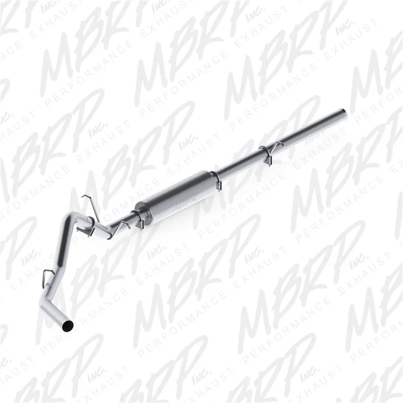 MBRP 2009-2013 Chev/GMC 1500 4.8/5.3L (excl 8ft bed) Cat Back Single Side AL P Series Exhaust - Main Product View