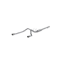 Load image into Gallery viewer, MBRP 2009 Dodge Ram 1500 5.7L Cat Back Dual Split Rear - Side View