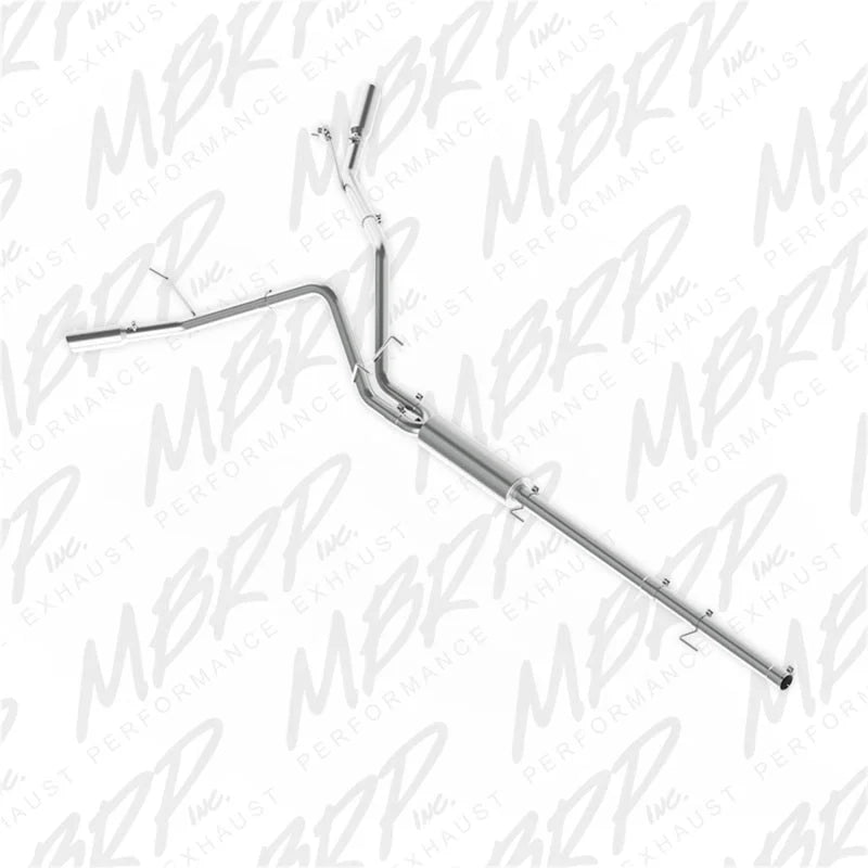 MBRP 2009 Dodge Ram 1500 5.7L Cat Back Dual Split Side - Main Product View