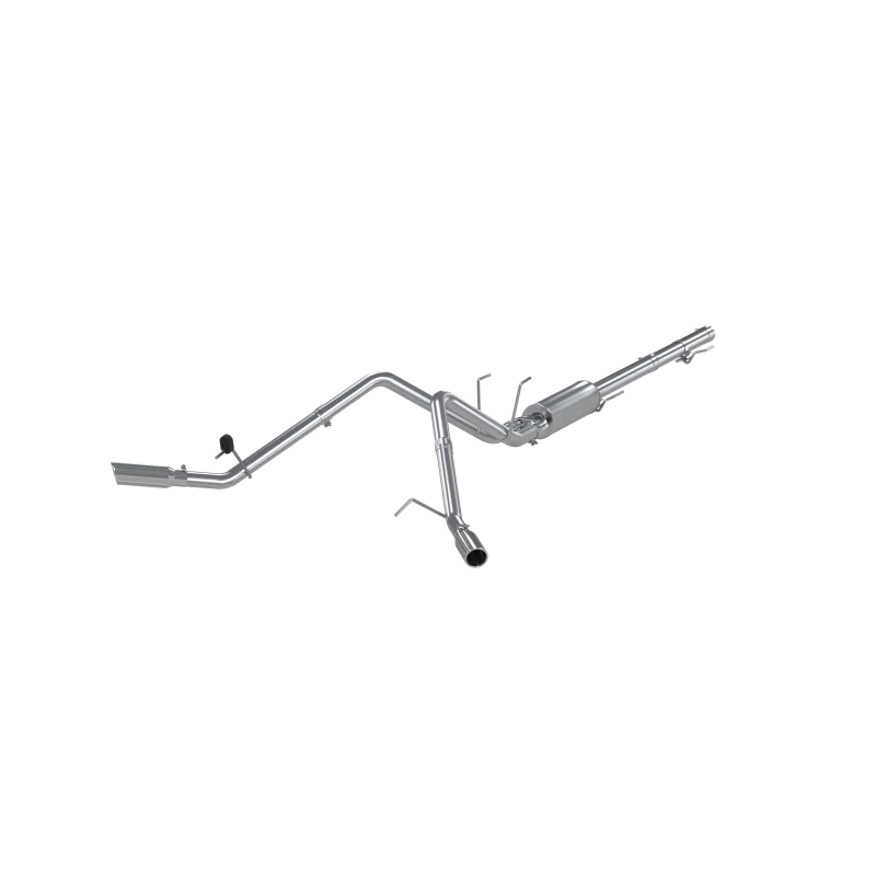 MBRP 2009 Dodge Ram 1500 5.7L Cat Back Dual Split Side - Side View