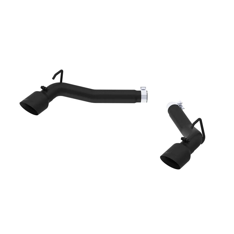 MBRP 2010-2015 Chevrolet Camaro V6 3.6L 3in Black Coated Axle Back Muffler Delete - Side View