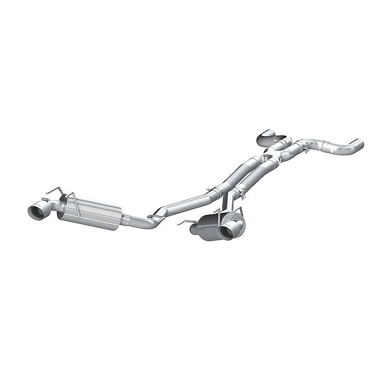 MBRP 2010 Chev Camaro V6 3.6L Dual Cat Back Round Tips   (11 Conv. MUST purchase mbrpAD1710) - Main Product View