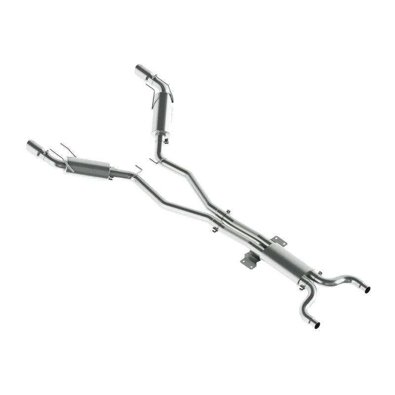 MBRP 2010 Chev Camaro V8 6.2L Automatic (L99) 3 Dual Cat Back Round Tips T409 - Main Product View