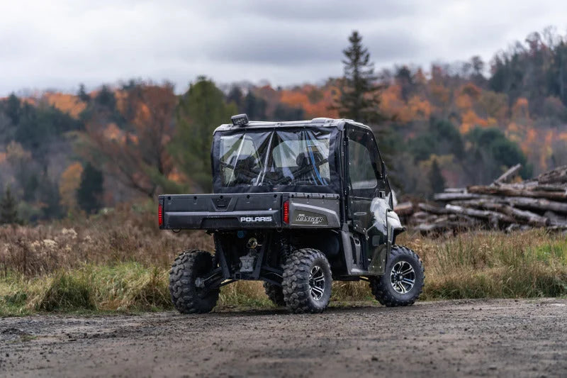 MBRP 2010 Ranger 500EFI / 10-17 Polaris Ranger 800 Slip-On Performance Series Exhaust - Installation View
