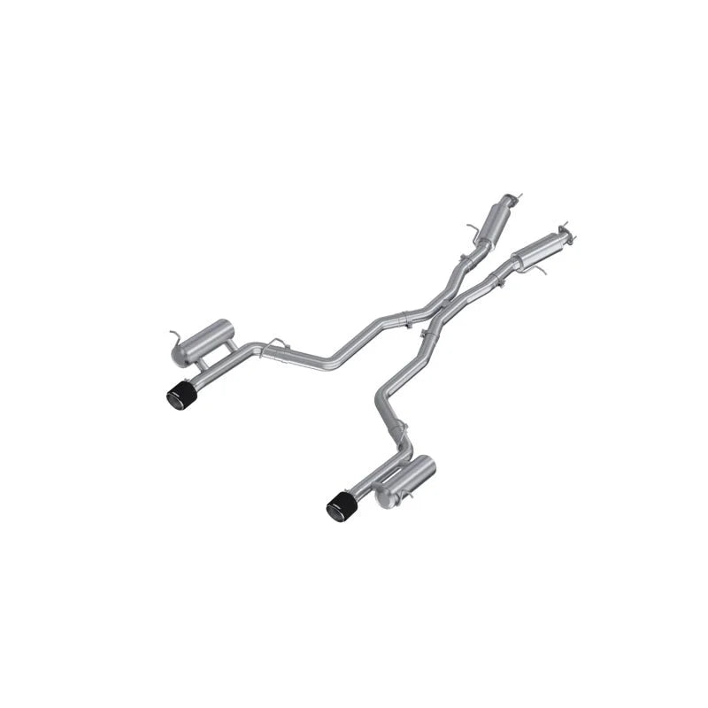 MBRP 2011+ Dodge Durango 3.6L V6 T304 SS 3.0in Cat-Back Dual Rear Exit Exhaust w/ Carbon Fiber Tips - Main Product View
