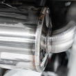 Load image into Gallery viewer, MBRP 2011+ Polaris Sportsman Touring 850 T304 Stainless Single Slip-On Performance Series - Back View
