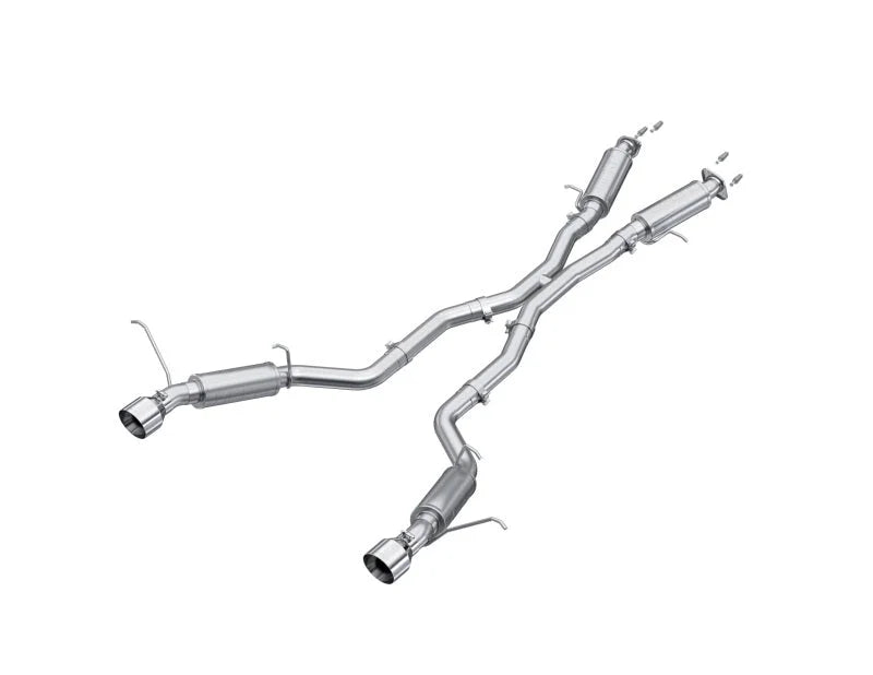 MBRP 2012+ Jeep Grand Cherokee SRT 6.4L 3in Dual Rear Exit Aluminized Catback Exhaust - T304 Tips - Main Product View