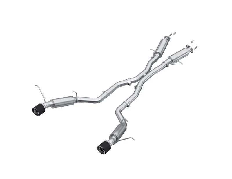 MBRP 2012+ Jeep Grand Cherokee SRT 6.4L 3in Dual Rear Exit T304SS Catback Exhaust - CF Tips - Main Product View