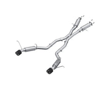 Load image into Gallery viewer, MBRP 2012+ Jeep Grand Cherokee SRT 6.4L 3in Dual Rear Exit T304SS Catback Exhaust - CF Tips - Main Product View