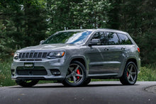 Load image into Gallery viewer, MBRP 2012+ Jeep Grand Cherokee SRT 6.4L 3in Dual Rear Exit T304SS Catback Exhaust - CF Tips - Back View
