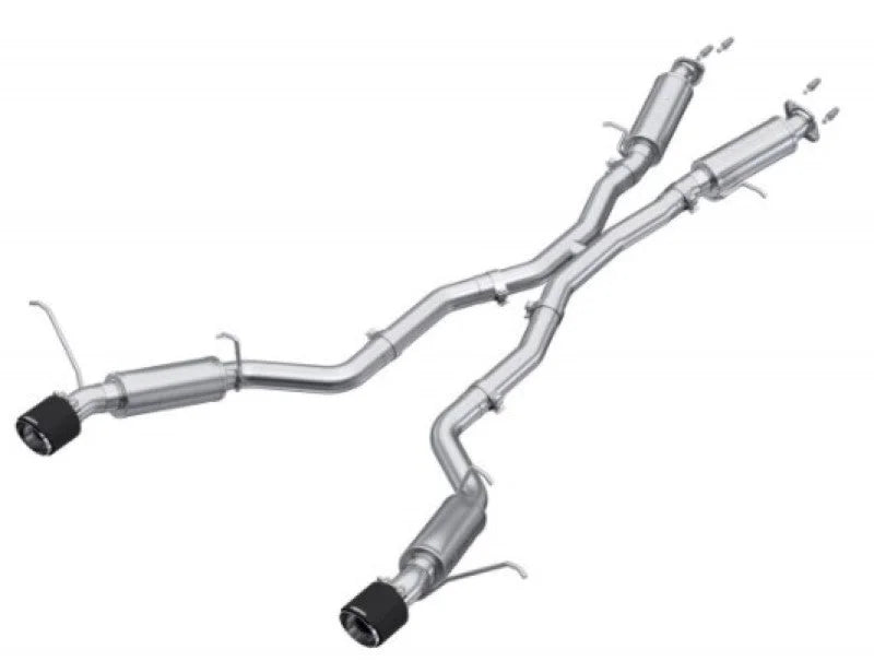 MBRP 2012+ Jeep Grand Cherokee SRT 6.4L 3in Dual Rear Exit T304SS Catback Exhaust - CF Tips - Additional View 5