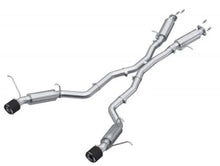 Load image into Gallery viewer, MBRP 2012+ Jeep Grand Cherokee SRT 6.4L 3in Dual Rear Exit T304SS Catback Exhaust - CF Tips - Additional View 5