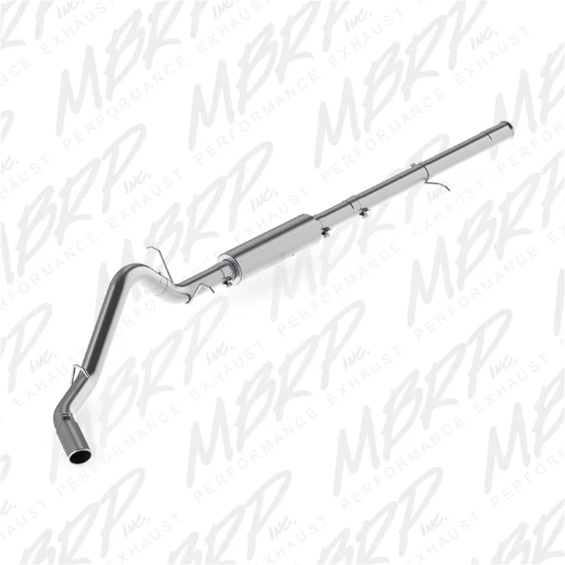 MBRP 2014 Chevy/GMC 1500 Silverado/Sierra 6.2L V8 Aluminum 3.5in C/B Single Side Exit Exh - Side View