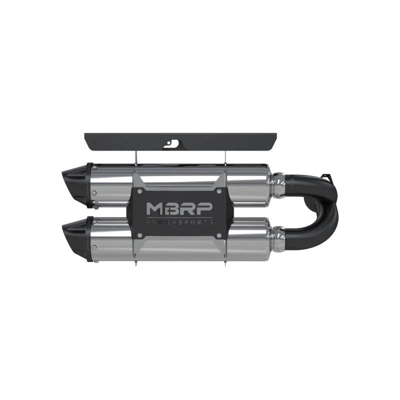 MBRP 2014 Polaris RZR XP 1000 Stacked Dual Slip-On Performance Series Exhaust - Main Product View