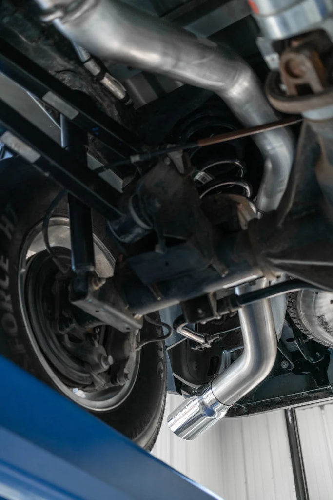 MBRP 2014+ Ram 2500/3500 6.4L Hemi Cat Back Single Side Exit Pro Series - T304 - Back View