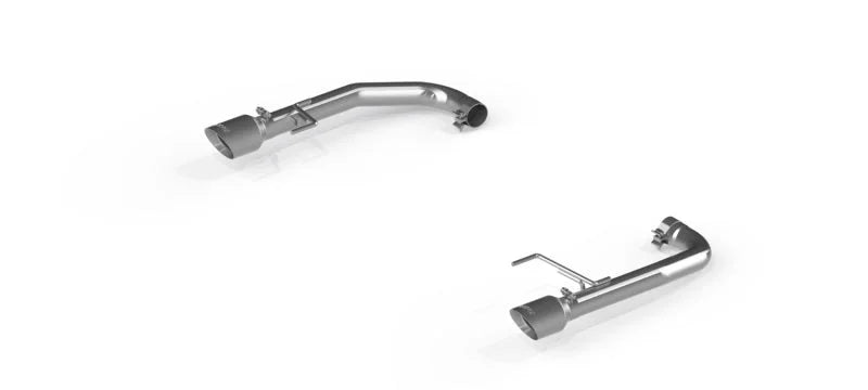 MBRP 2015-2017 Ford Mustang GT 5.0 2-1/2in Axle Back Kit 304 - 4in OD Tips Included - Side View