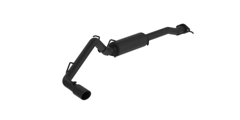 MBRP 2015 Chevy/GMC Colorado/Canyon 2.5L & 3.6L Black Coated 3in C/B Single Side Exit - Side View