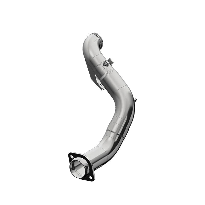 MBRP 2015 Ford 6.7L Powerstroke (Non Cab & Chassis Only) 4in Turbo Down-Pipe T409 Aluminized - Main Product View