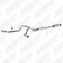 Load image into Gallery viewer, MBRP 2015 Ford F-150 5.0L 3in Cat Back Dual Split Side Exit AL Exhaust System - Main Product View