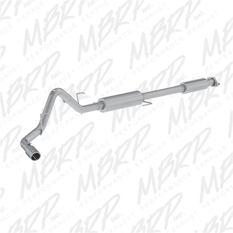 MBRP 2015 Ford F-150 5.0L 3in Cat Back Single Side Exit AL Exhaust System - Side View