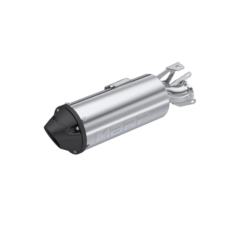 MBRP 2015 Polaris Hawkeye 325/Sportsman ETX 5in Single Slip-On Performance Series Exhaust - Main Product View