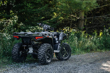 Load image into Gallery viewer, MBRP 2015 Polaris Hawkeye 325/Sportsman ETX 5in Single Slip-On Performance Series Exhaust - Installation View