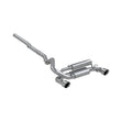 Load image into Gallery viewer, MBRP 2016+ Ford Focus RS 3in Aluminized Dual Outlet Cat-Back Exhaust - Side View