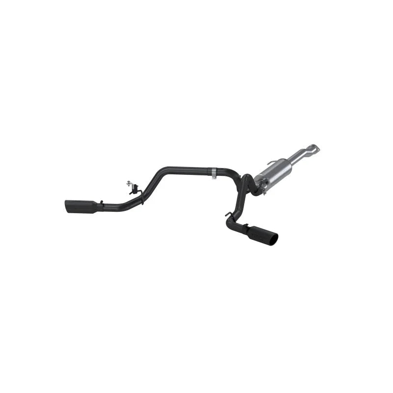 MBRP 2016 Toyota Tacoma 3.5L 3in Cat Back Dual Split Side Black - Main Product View