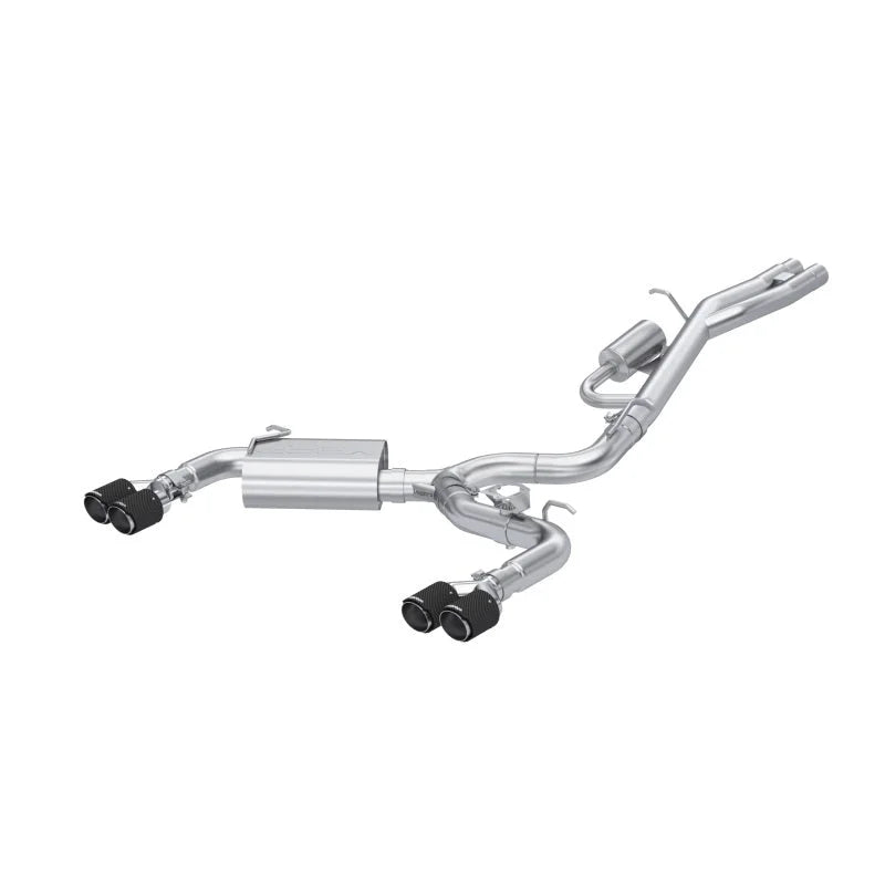 MBRP 2017-2020 Audi RS3 3in Cat-Back Exhaust Dual Split Rear w/ Carbon Fiber Tips - Main Product View
