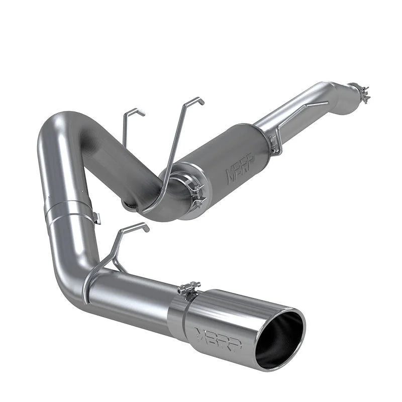MBRP 2017+ Ford F-250/350 6.2L/7.3L Crew Cab Cat Back 4 Single Side - Main Product View