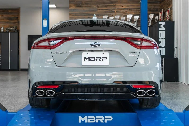 MBRP 2018+ Kia Stinger 3.3L RWD/AWD 2.5in Cat Back Dual Rear Exit w/o Tips - Additional View 6