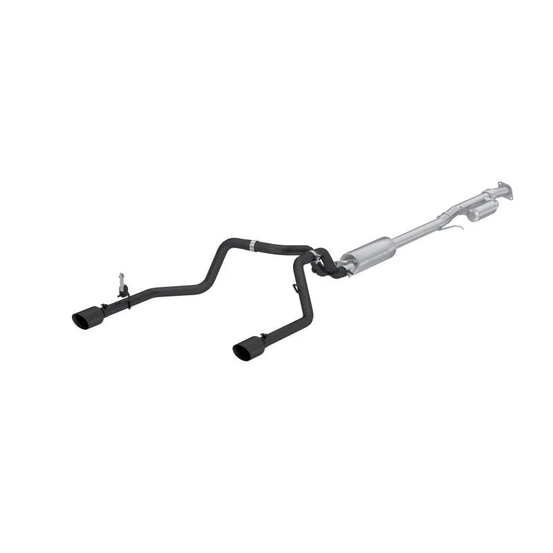 MBRP 2019+ Chevrolet Silverado 1500 / 2019+ GMC Sierra 1500 Alum. 3in Armor Black Cat-Back Exhaust - Main Product View