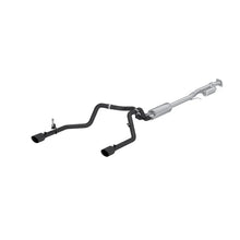 Load image into Gallery viewer, MBRP 2019+ Chevrolet Silverado 1500 / 2019+ GMC Sierra 1500 Alum. 3in Armor Black Cat-Back Exhaust - Main Product View