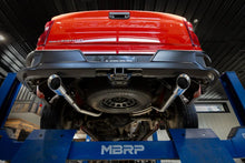 Load image into Gallery viewer, MBRP 2019+ Chevrolet Silverado 1500 / 2019+ GMC Sierra 1500 Alum. 3in Armor Black Cat-Back Exhaust - Side View