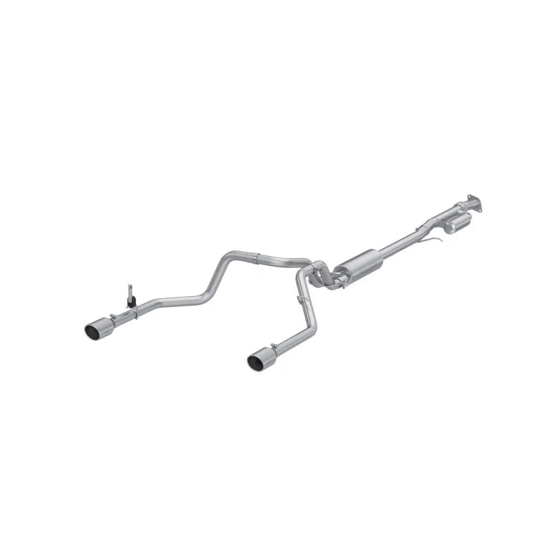MBRP 2019+ Chevrolet Silverado 1500 / 2019+ GMC Sierra 1500 Alum. 3in Armor Lite Cat-Back Exhaust - Main Product View