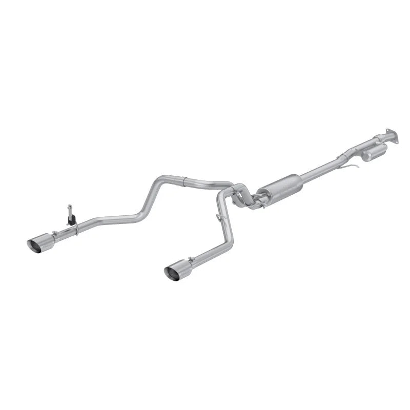 MBRP 2019+ Chevrolet Silverado 1500 / 2019+ GMC Sierra 1500 T304 SS 3in Armor Pro Cat-Back Exhaust - Main Product View