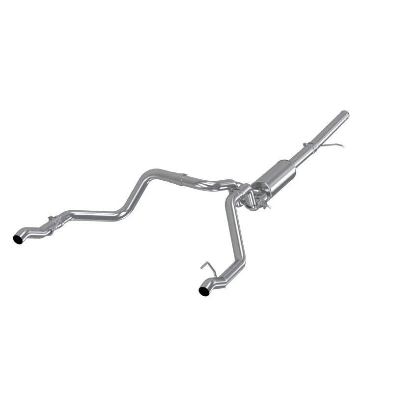 MBRP 2019 Chevrolet Silverado 1500 4.3L/5.3L 2.5in Cat Back Dual Rear Exit - Aluminized - Main Product View
