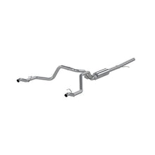 Load image into Gallery viewer, MBRP 2019 Chevrolet Silverado 1500 4.3L/5.3L 2.5in Cat Back Dual Rear Exit - T304 - Side View