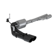 Load image into Gallery viewer, MBRP 2019+ Chevrolet Silverado 1500 4.5L/5.3L Pre-Axle Dual Side Exite w/ 4in OD Tip- Black Coated - Side View
