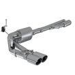 Load image into Gallery viewer, MBRP 2019+ Chevrolet Silverado 1500 4.5L/5.3L Pre-Axle Dual Side Exite w/ 4in OD Tip- T304 - Main Product View