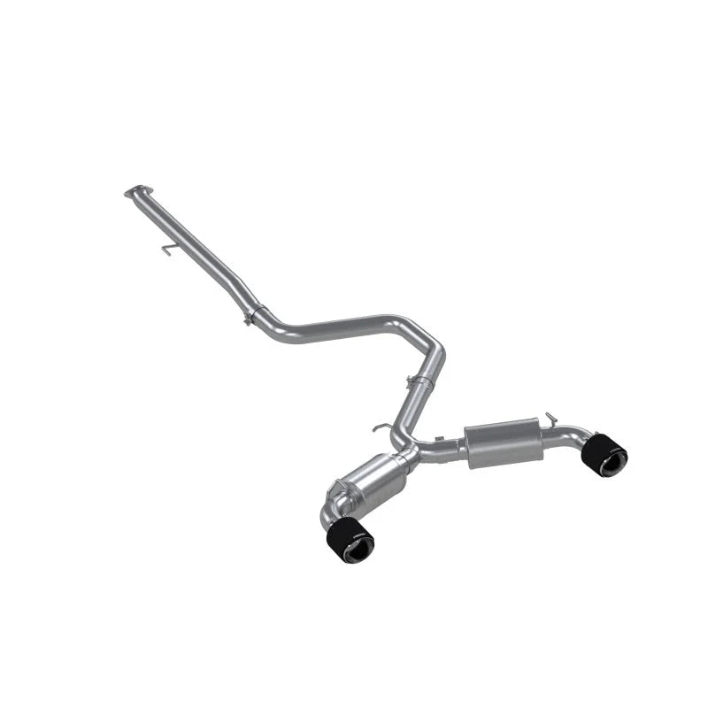 MBRP 2019+ Hyundai Veloster N 2.0L Turbo 3in Cat Back - T304 Stainless - Carbon Fiber Tip - Main Product View