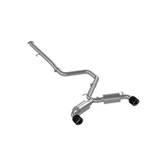 Load image into Gallery viewer, MBRP 2019+ Hyundai Veloster N 2.0L Turbo 3in Cat Back - T304 Stainless - Carbon Fiber Tip - Main Product View