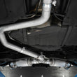 Load image into Gallery viewer, MBRP 2019+ Hyundai Veloster N 2.0L Turbo 3in Cat Back - T304 Stainless - Carbon Fiber Tip - Side View