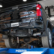 Load image into Gallery viewer, MBRP 2020+ GMC/Chevy 2500/3500 6.6L Duramax 4in Mand Bent Tubing AL-Ser Cat Back Single Side - Alum - Side View