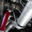 Load image into Gallery viewer, MBRP 2020+ GMC/Chevy 2500/3500 6.6L Duramax 4in Mand Bent Tubing AL-Ser Cat Back Single Side - Alum - Back View