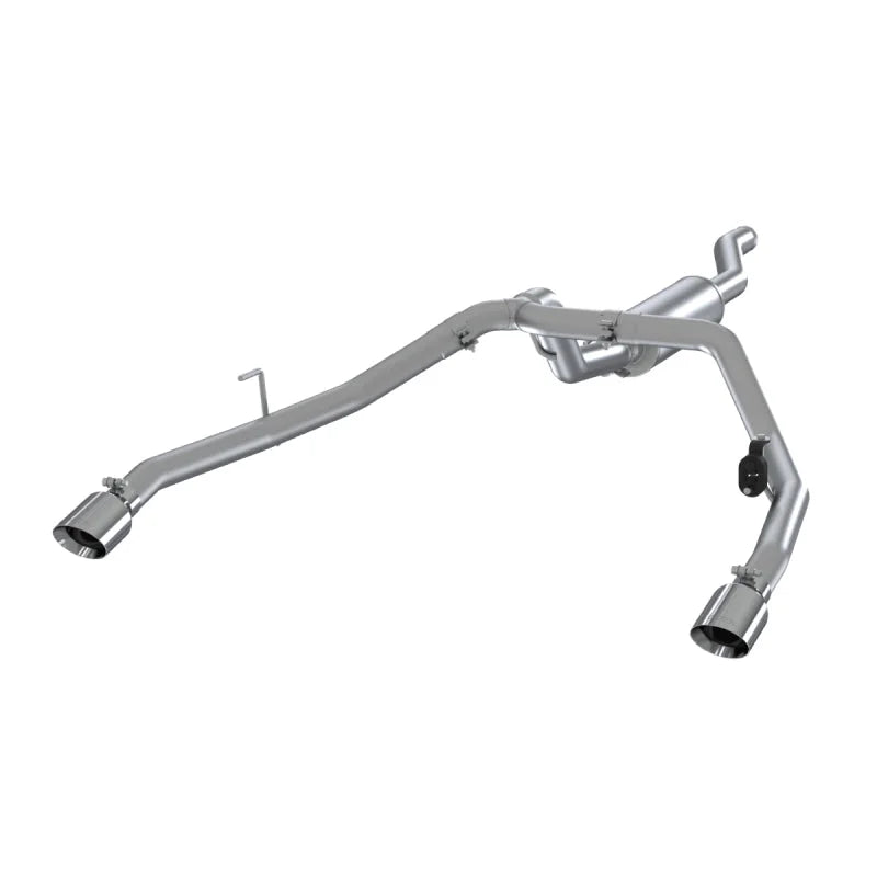 MBRP 2020 Jeep Gladiator 3.6L 2.5in Dual Rear Exit Cat Back Exhaust 304 - Main Product View