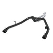Load image into Gallery viewer, MBRP 2020 Jeep Gladiator 3.6L 2.5in Dual Rear Exit Cat Back Exhaust Black Coated - Side View